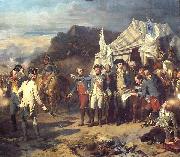 Auguste Couder Siege of Yorktown oil painting